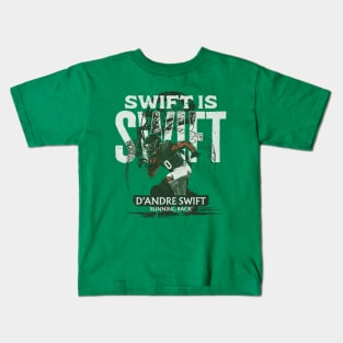 D'Andre Swift Philadelphia Swift Is Swift Kids T-Shirt